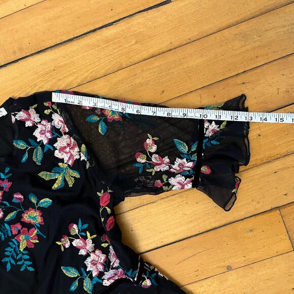 Kiyonna Wedding Guest Wildflower Embroidered Cocktail Dress, Size OX (10-12) - Picture 13 of 14